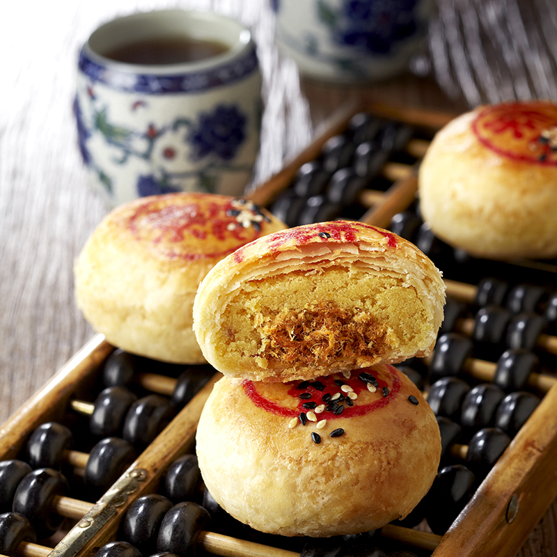 Yuan Yang Tau Sar Piah (8 pcs) <br/> 鸳鸯豆沙饼 (8 粒装)